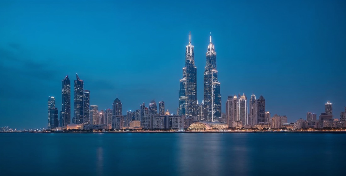 Bahrain World Trade Center twin towers, Manama, Bahrain.
