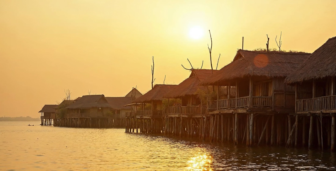 Stilt village of Ganvie, Benin