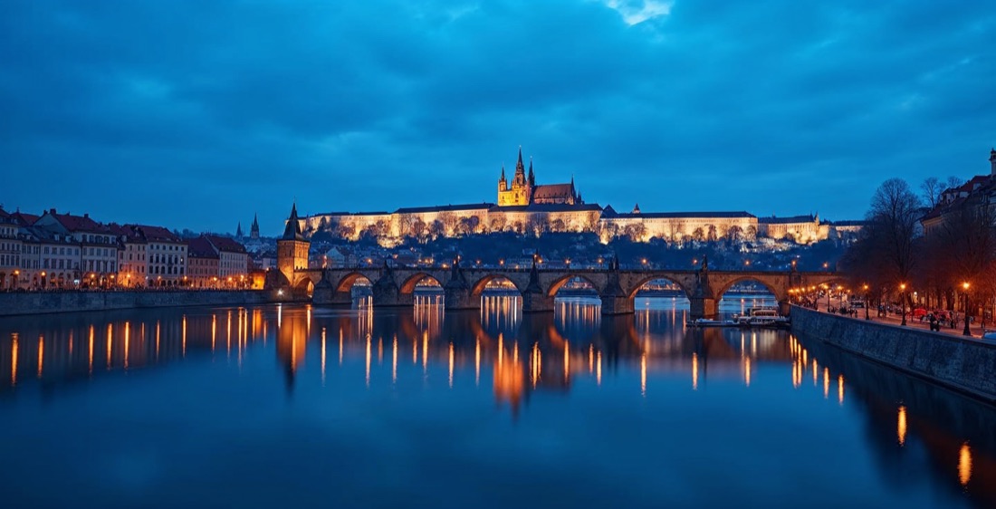 Prague Castle and Charles Bridge, Czech Republic