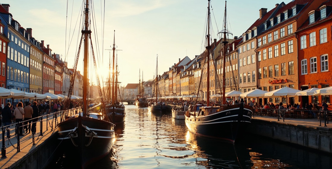Nyhavn harbor, Copenhagen, Denmark