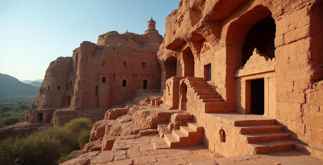 Rock-hewn Church of St. George in Lalibela, Ethiopia.