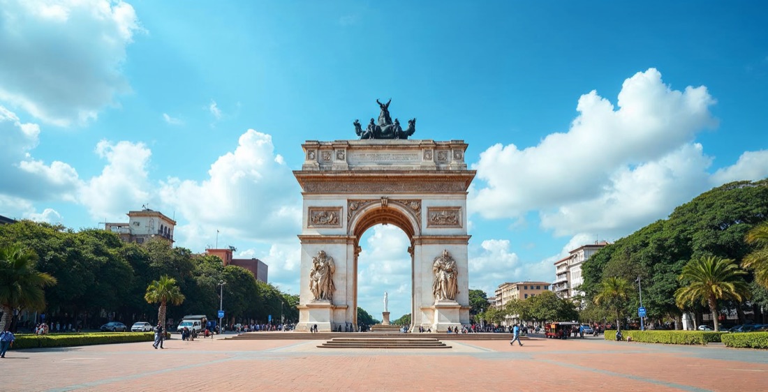 Independence Arch in Accra, Ghana