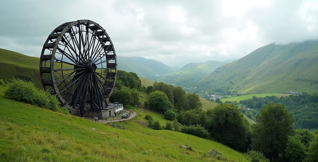 Laxey Wheel on the Isle of Man