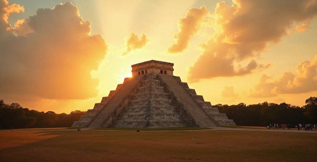 Pyramid of Kukulcán at Chichén Itzá, Mexico
