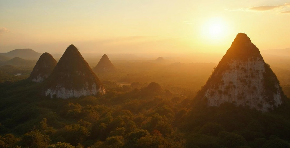 Chocolate Hills in Bohol, Philippines