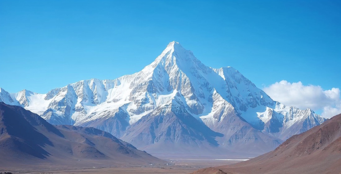 Ismoil Somoni Peak in Tajikistan's Pamir Mountains.