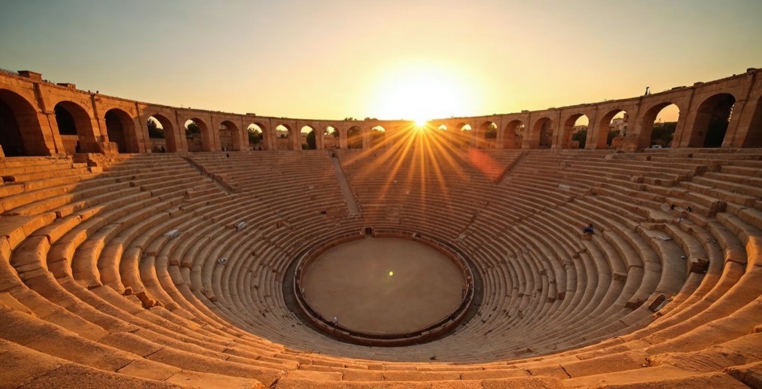 Roman amphitheater of El Jem, Tunisia